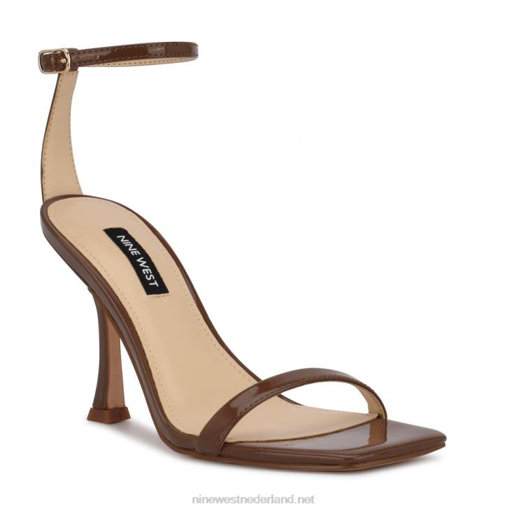 yess sandalen met enkelbandje Nine West 62LB414 nieuw esdoorn patent