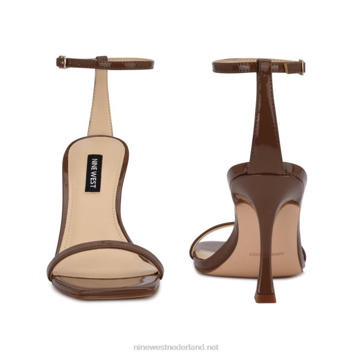 yess sandalen met enkelbandje Nine West 62LB414 nieuw esdoorn patent