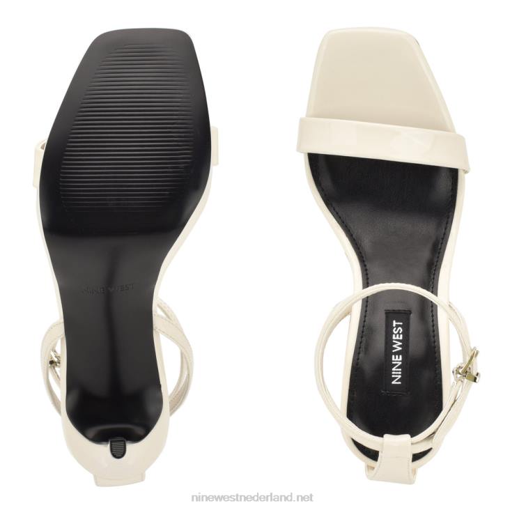 zilo platform sandalen Nine West 62LB330 chique crème patent