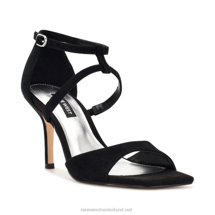 zucht sandalen met hakken Nine West 62LB462 zwart suède