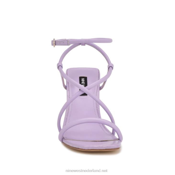 yeera sandalen met bandjes en hakken Nine West 62LB818 paars