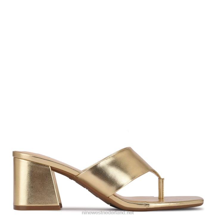 gelina 9x9 schuifsandalen met blokhak Nine West 62LB858