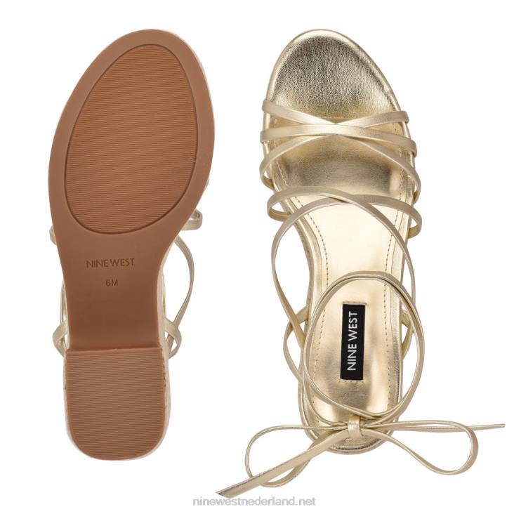 sandalen met plateauzool en enkelbandje van riplee Nine West 62LB850