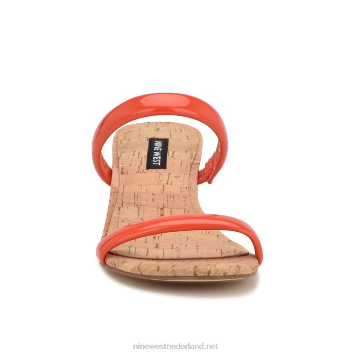 Sandalen met tae-hakken Nine West 62LB804 oranje kurk