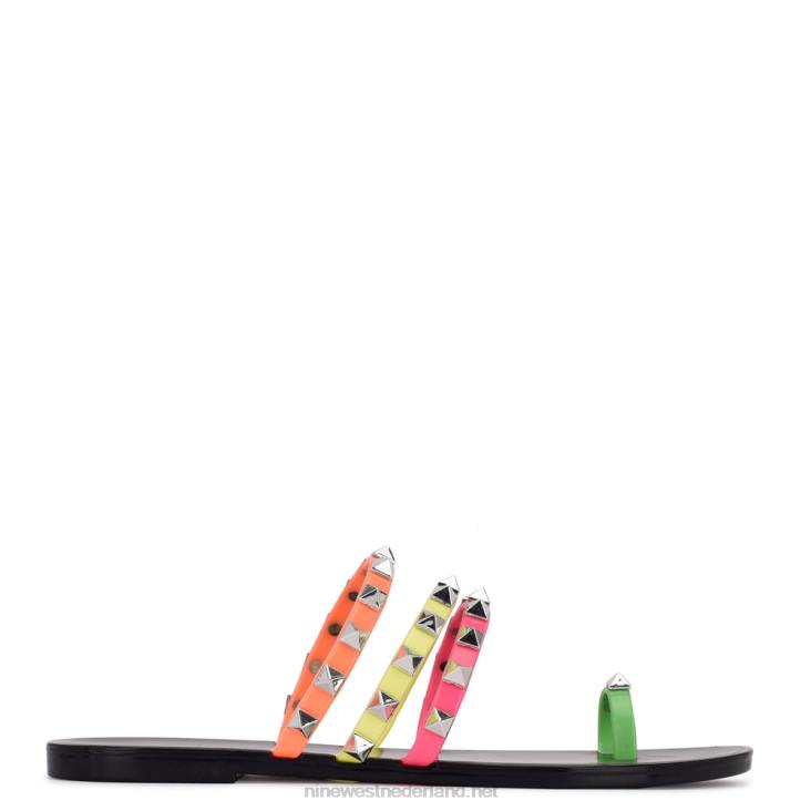 cartee jelly sandalen Nine West 62LB811 neon multi