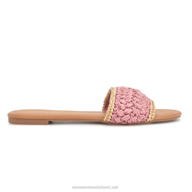 bijenkorf sandalen met glijbaan Nine West 62LB2937 roze