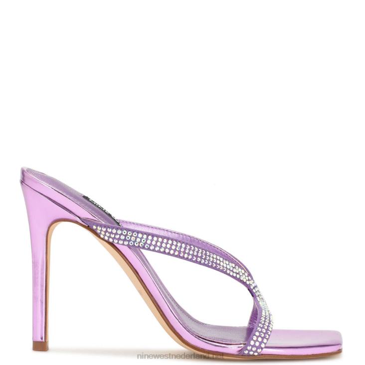 slippers met draaihak Nine West 62LB1794 paars metaalachtig
