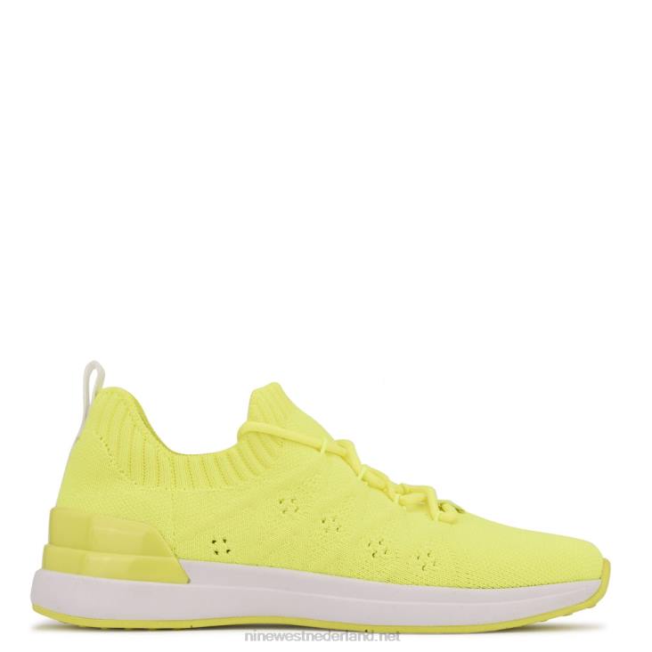 gebreide sneakers Nine West 62LB965 neon limoen