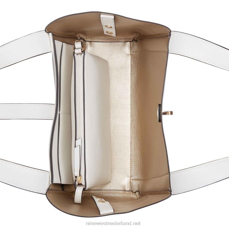 meer 2 in 1 draagtas Nine West 62LB2124 optisch wit