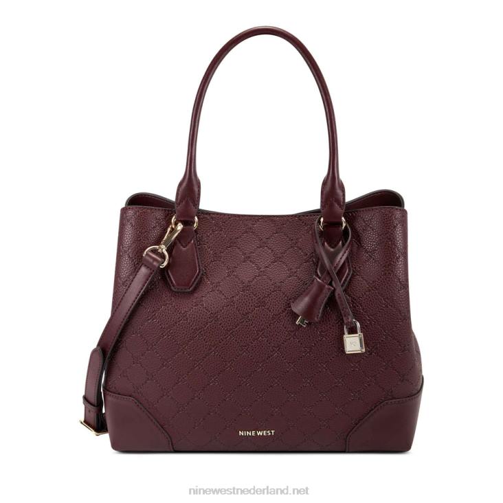 Brooklyn jetset draagtas Nine West 62LB2734 merlot-logo