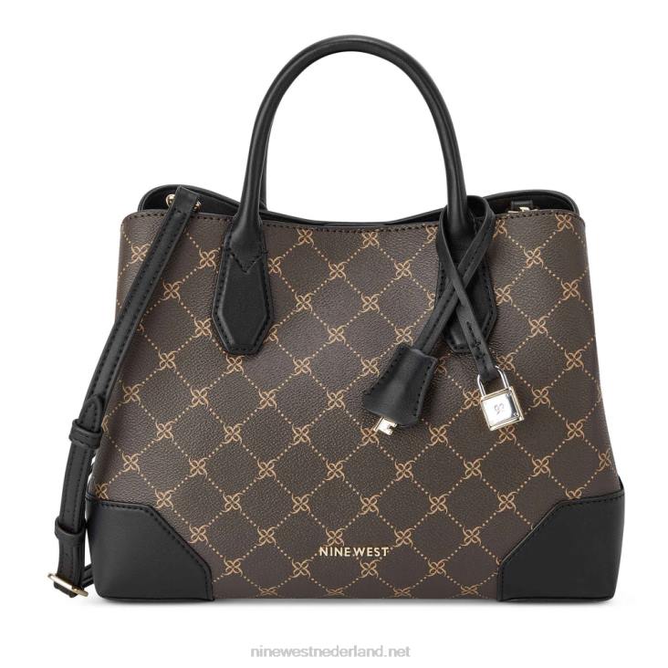 Brooklyn jetset tas Nine West 62LB2796 bruin zwart