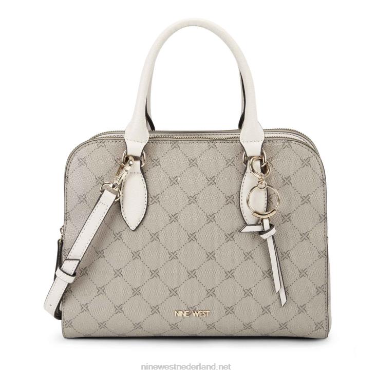 cyra een lijsttas Nine West 62LB2829 hazelaar logo/melk