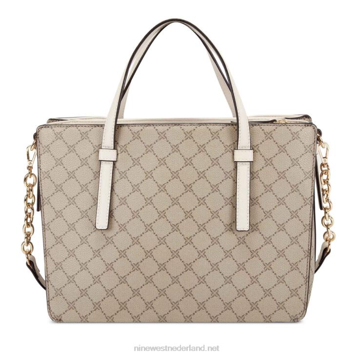 geneva jet set tas Nine West 62LB2825 beige logo/melk