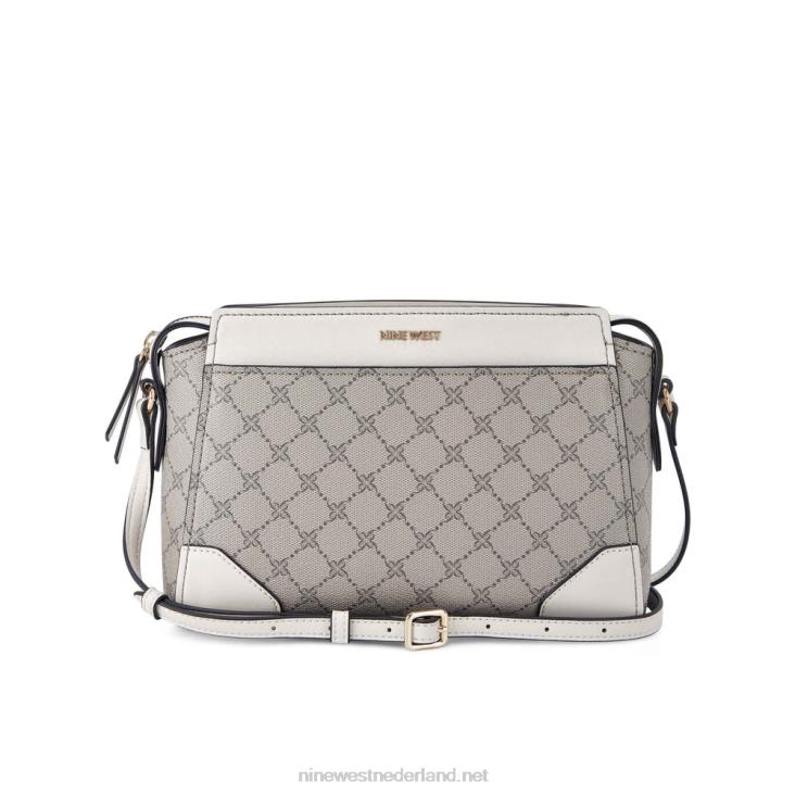 Brooklyn jetset crossbody Nine West 62LB2647 beige logo/melk