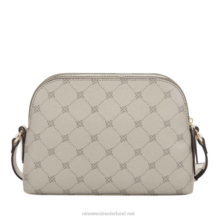 cyra een lijst crossbody Nine West 62LB2611 hazelaar logo/melk