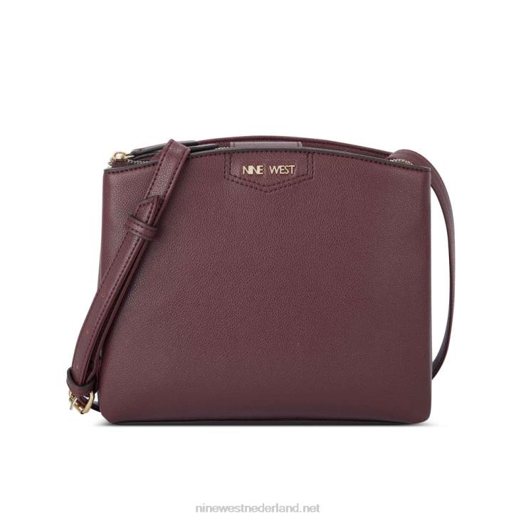 jorie mini jetset schoudertas Nine West 62LB2560 merlot