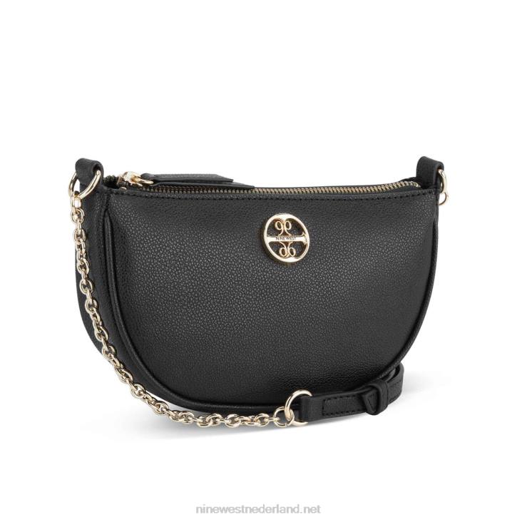 maud mini crossbody rits aan de bovenkant Nine West 62LB2614 zwart