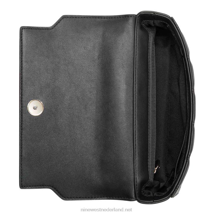 sadie cabriolet xbody flap Nine West 62LB2650 paddestoel logo/marmer gewatteerd