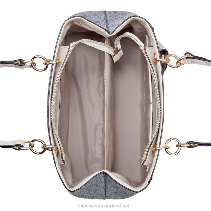 basilicum jetset shopper Nine West 62LB2425 chambray-logo/melk