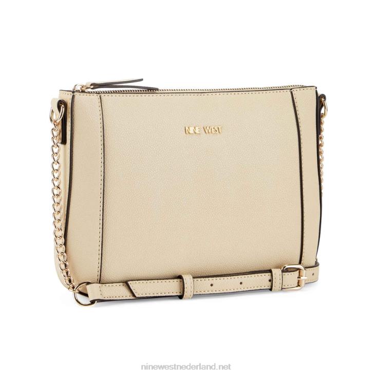 crossbody met ritssluiting aan de bovenzijde van basilicum Nine West 62LB2431 maïszijde