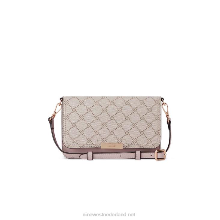 lawson portemonnee aan een touwtje Nine West 62LB2507 paddestoel logo/roze