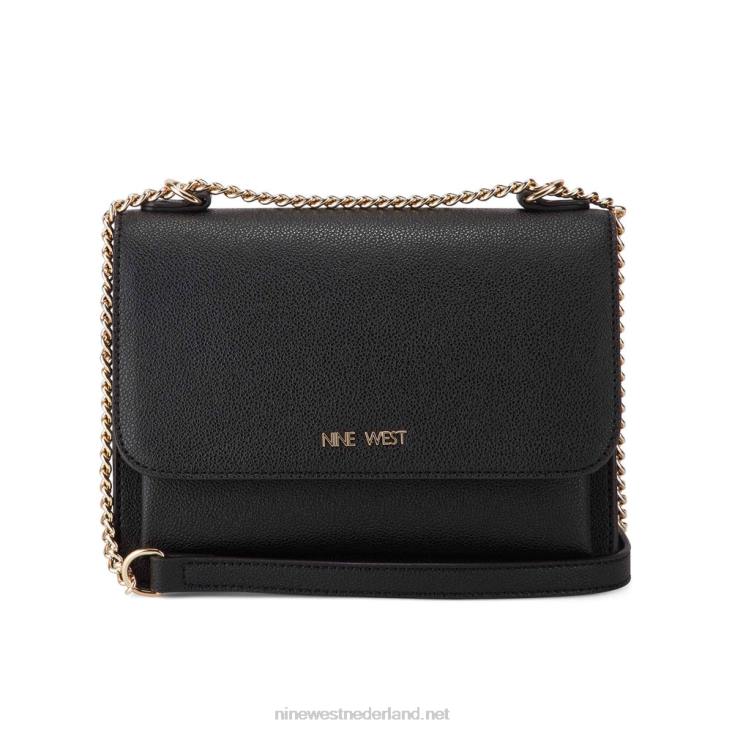 lucianne converteerbare crossbody klep Nine West 62LB2516 zwart