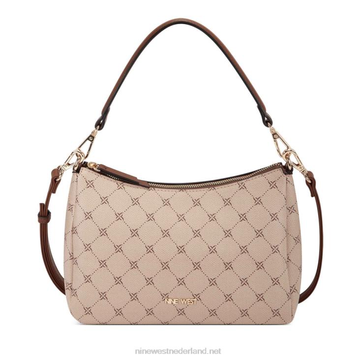 rhea mini-schoudertas Nine West 62LB2766 kaki/cognac